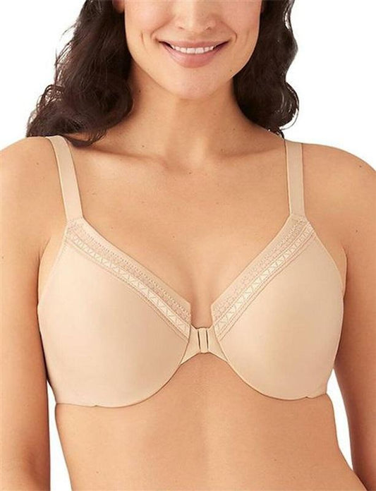 NWT Wacoal 34DD Full Fig Perfect Primer Front Close 855313 Underwire Bra 133593