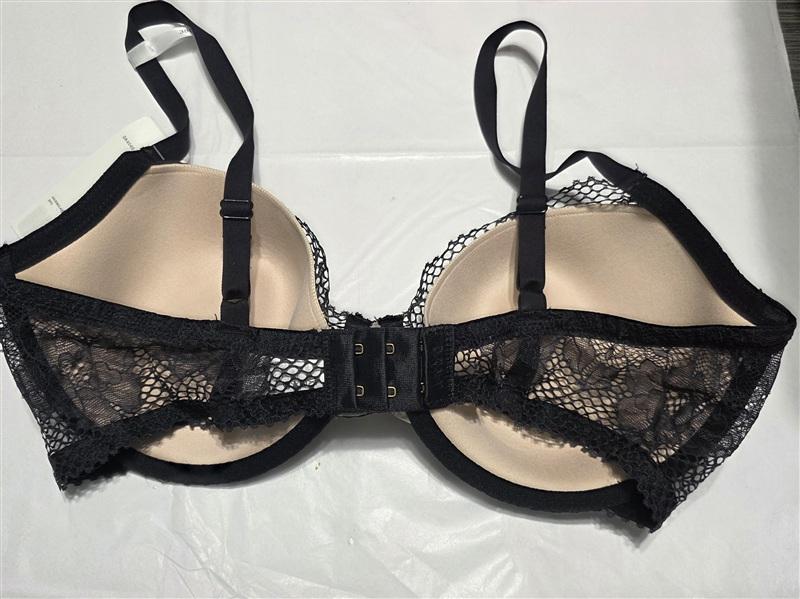 NWT DKNY 38D Modern Floral Lace Underwire Bra DK4045 Black 133614