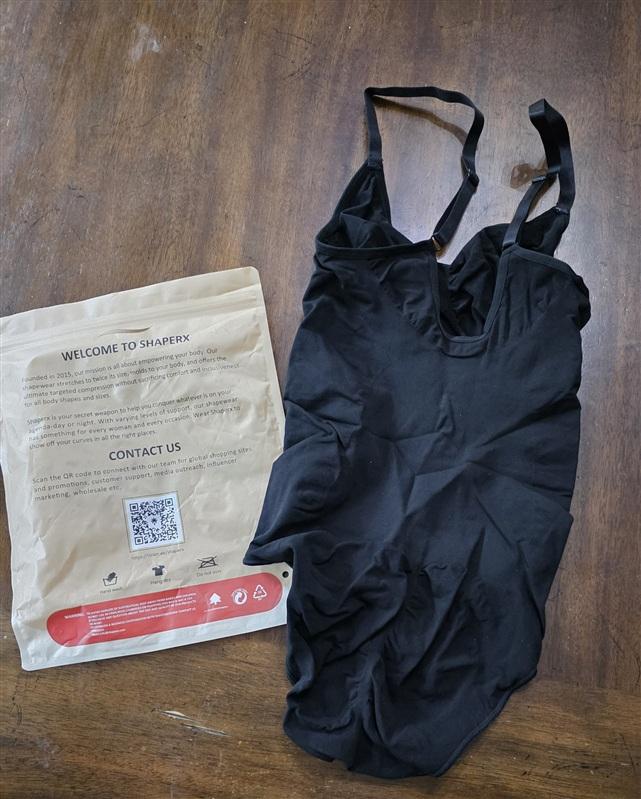 NWT ShaperX XXS/XS Seamless Sculpt Body Shaper Black 5213 Body Suit 133615