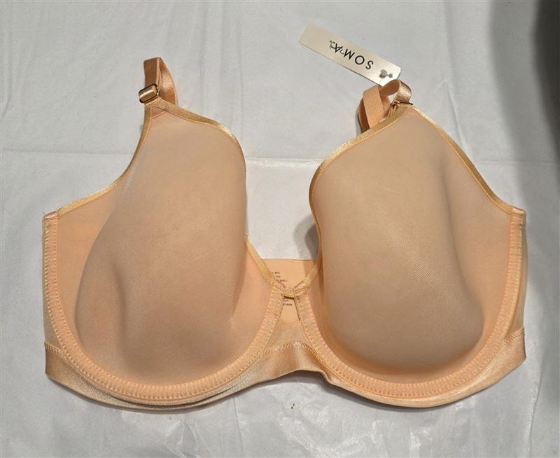 NWT Soma 34DDD Lightly Line Perfect Coverage Peach Bra 133618