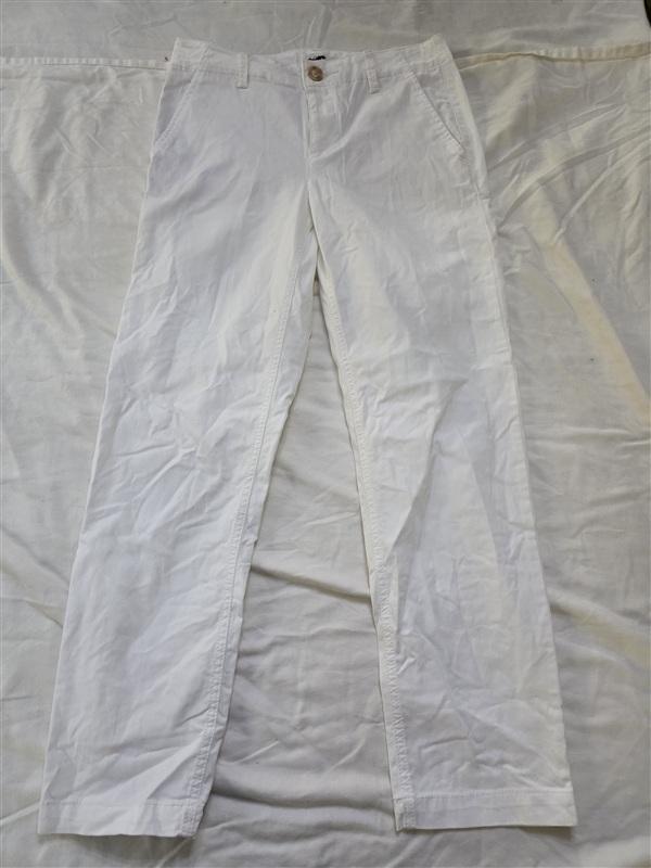 NWOT The Loft 0 Monroe Slim Skinny pants White Chinos 133619