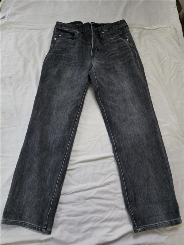NWOTD Liverpool 10/30 Keeper Boyfriend Rolled Cuff Denim Jeans Gray 133623