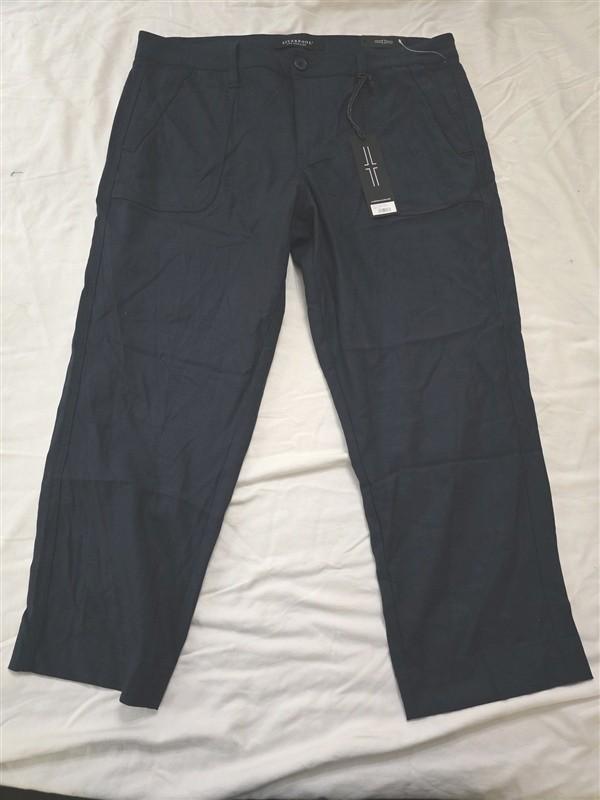 NWT Liverpool 31 12 Cropped Trouser Mood Indigo Blue Pants 133634