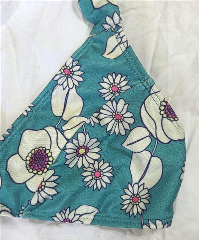 NWOT Wildfox M Daisy Floral Halter Bikini Top 133636