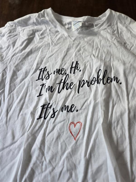 NWOT Taylor Swift LG It's Me Hi I'm the Problem It's Me T Shirt 133644
