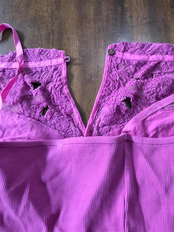 NWOT FP Free People Movement M Have My Heart Tank Top Raspberry Pink 133653