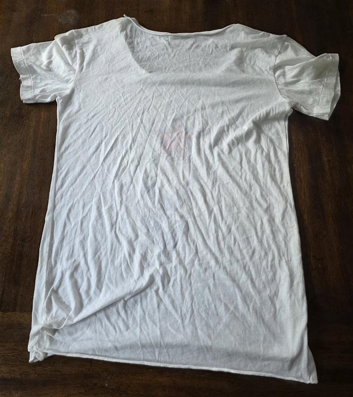 NWOTD Wildfox M Military Star & Arrow Graphic T Shirt Raw Hem T Shirt 133661