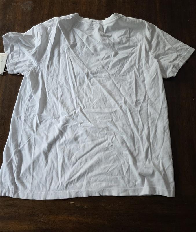 NWT Good American M White V Neck T Shirt 133664