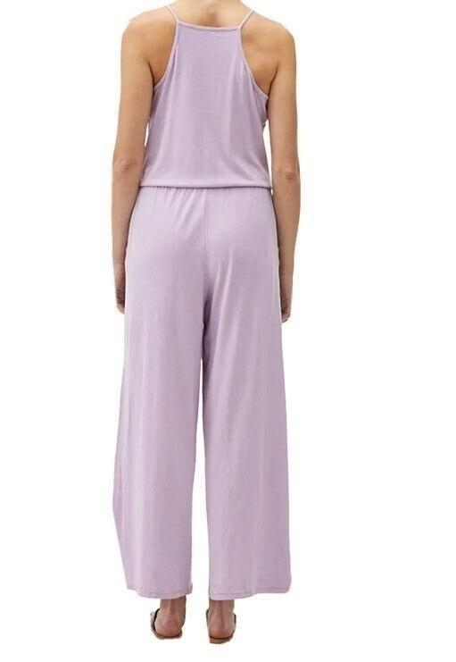NWOT Michael Stars S Kamryn Cami Wide Leg Jumpsuit Purple 133668