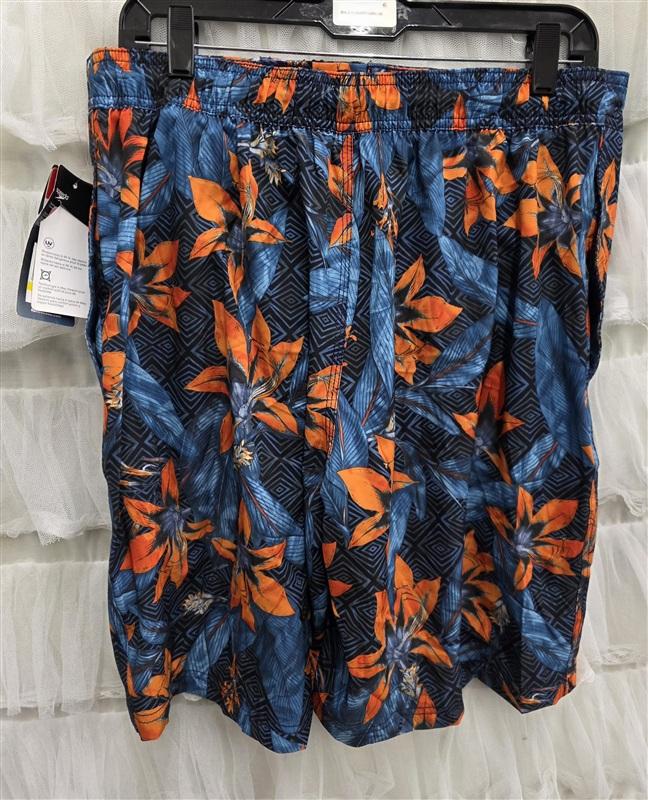 NWT Speedo M Tiger Lily Insignia Blue Swim Jammers Trunk 132633