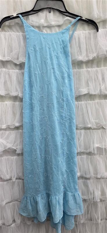 NWT Ralph Lauren 4 Strappy Back Baby Blue Cocktail Dress 133672