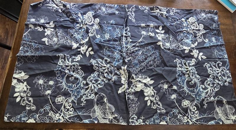 NWOT Johnny Was Olivia King Pillow Sham Blue White Koi 133685