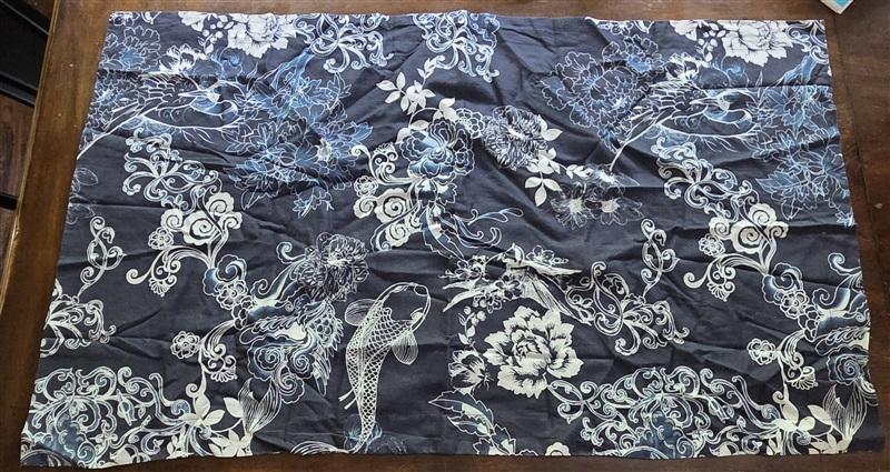 NWOT Johnny Was Olivia King Pillow Sham Blue White Koi 133685