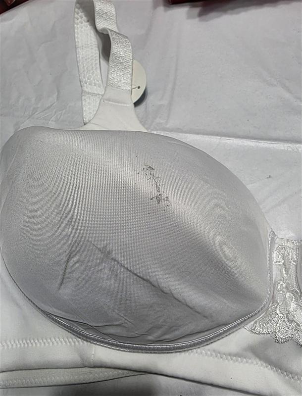NWTD Vanity Fair 44B Full-Figure Back-Smoothing Wire Free Bra 71380 white 133692