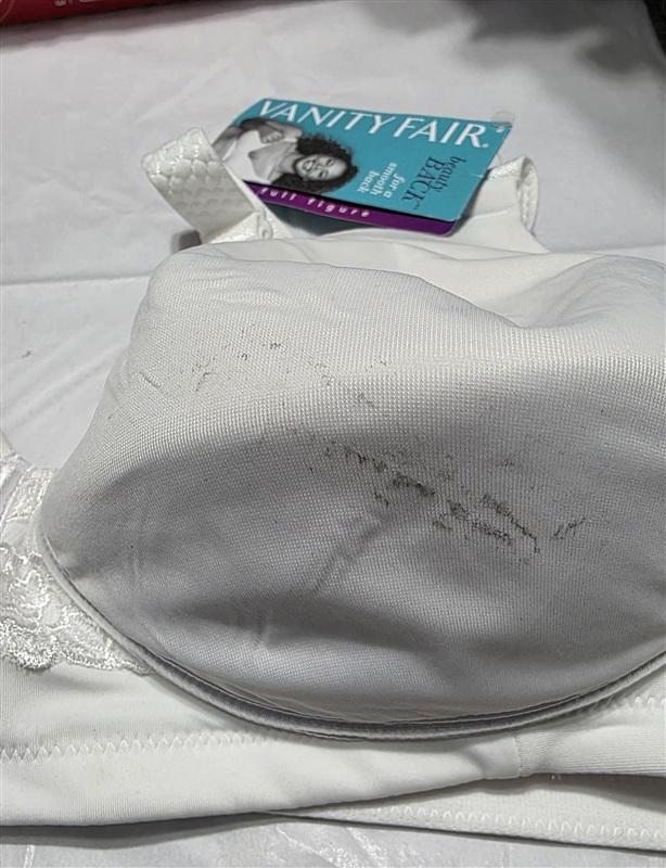 NWTD Vanity Fair 44B Full-Figure Back-Smoothing Wire Free Bra 71380 white 133692