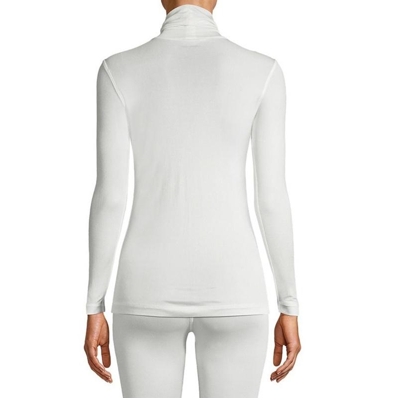 NWOT Winter Silks XL Washable 100 Silk Pullover Turtle Neck Ivory 133693