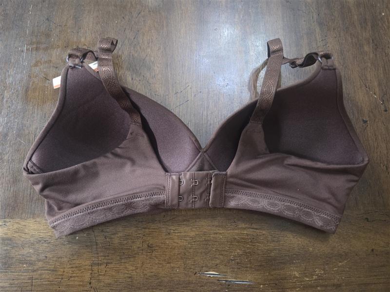NWT Warners Bra 36A Cloud 9 Full-Coverage Wire-Free Contour 1269 Brown 133699