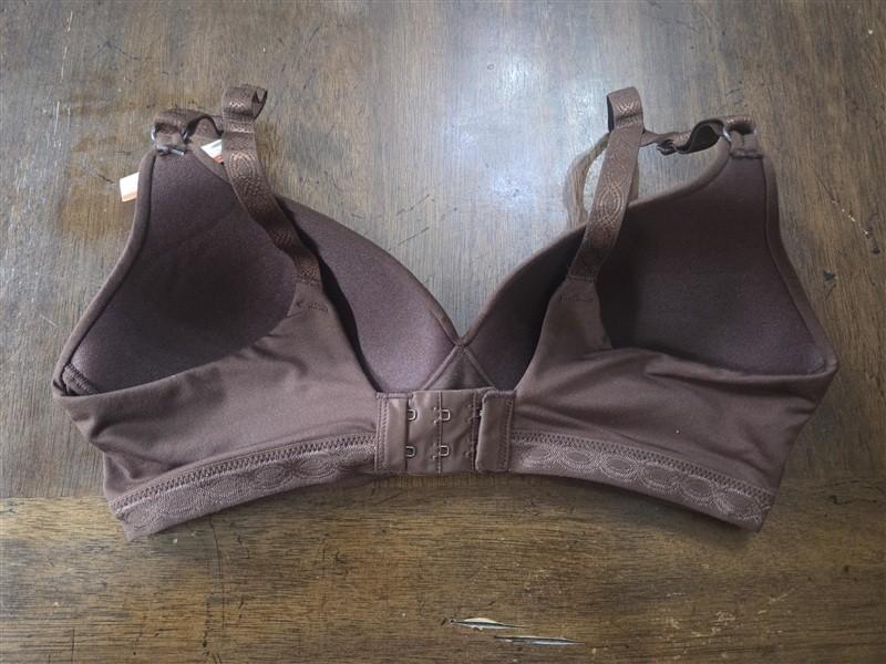 NWT Warners Bra 40B Cloud 9 Full-Coverage Wire-Free Contour 1269 Brown 133703