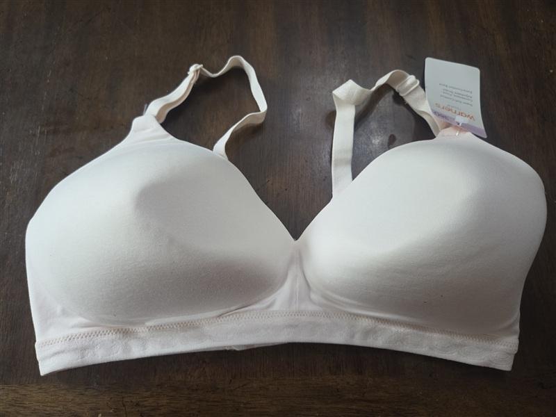 NWT Warners Bra 34A Cloud 9 Full-Coverage Wire-Free Contour 1269 Beige 133707