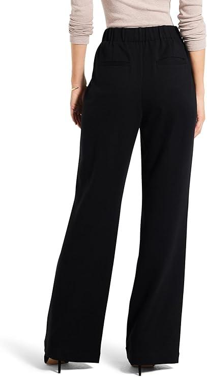 NWT Nic + Zoe XL Wonderstretch Slim Leg Pants Black 133733