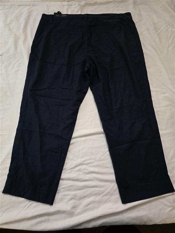NWT Nic + Zoe XL Wonderstretch Slim Leg Pants Black 133733