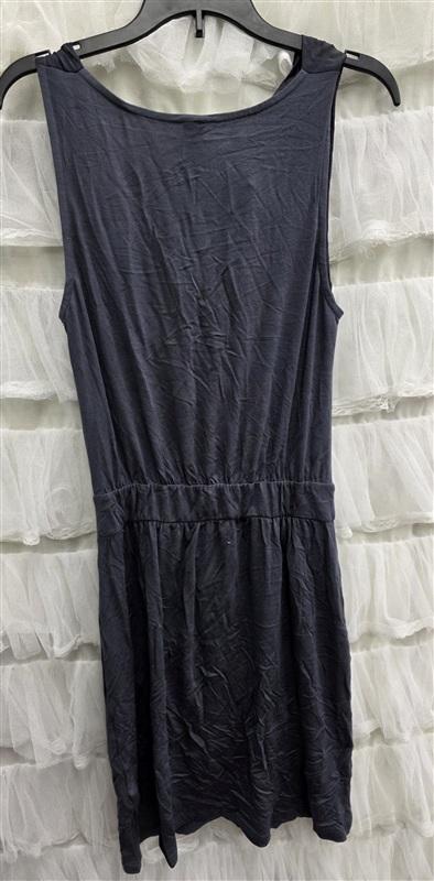NWOT Michael Stars Drape Neck Mini Dress Charcoal Gray 133737