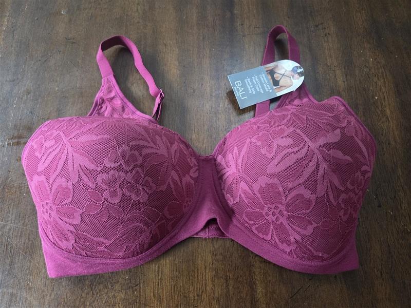 NWT Bali Breathe Cotton Modal Wireless T-Shirt Bra Pink 133743