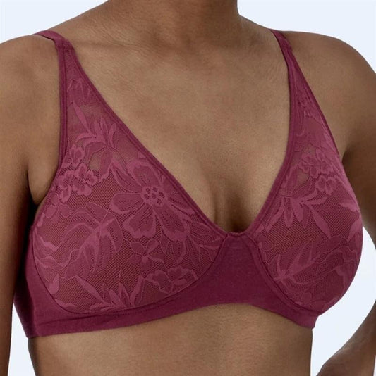 NWT Bali Breathe Cotton Modal Wireless T-Shirt Bra Pink 133743