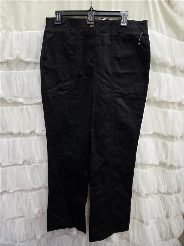 NWOT Boston Proper 12 straight Leg Ankle Chino Black Pants 133746