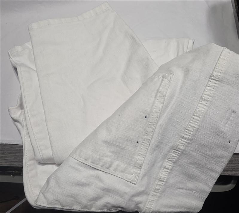 NWTD Soft Surroundings PXL The Ultimate Snap Up Legging Jeans White 133749