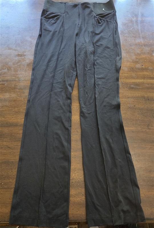 NWOT Soft Surroundings PL Pull On Black Pants +Pockets 133752