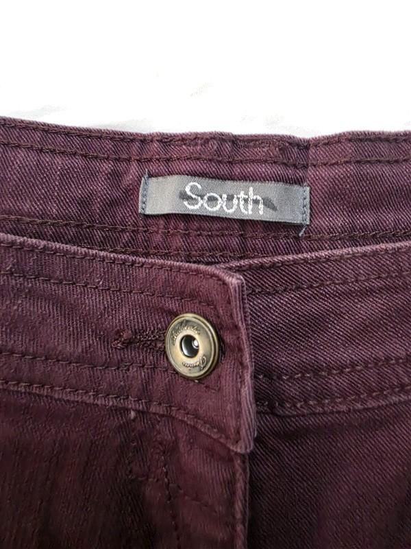 NWOT South 22 Plus Wine Denim Jeans 133757