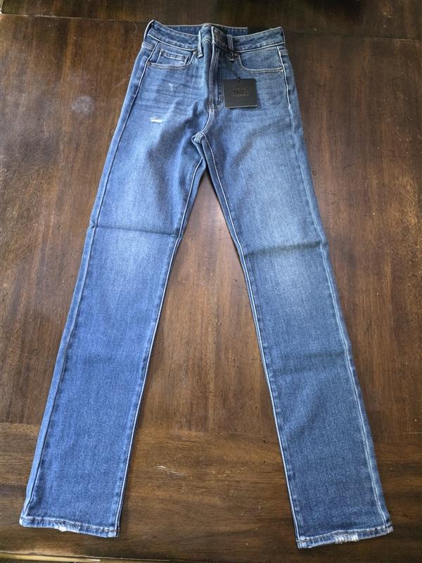 NWT JBD 26 Slim Straight Longer Length Jeans Dark Blue 133764