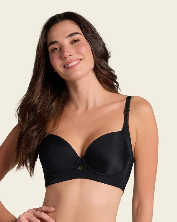 NWT Leonisa 38C High Profile T Shirt Back Smooth Bra Soft Full Cover Cups 133769