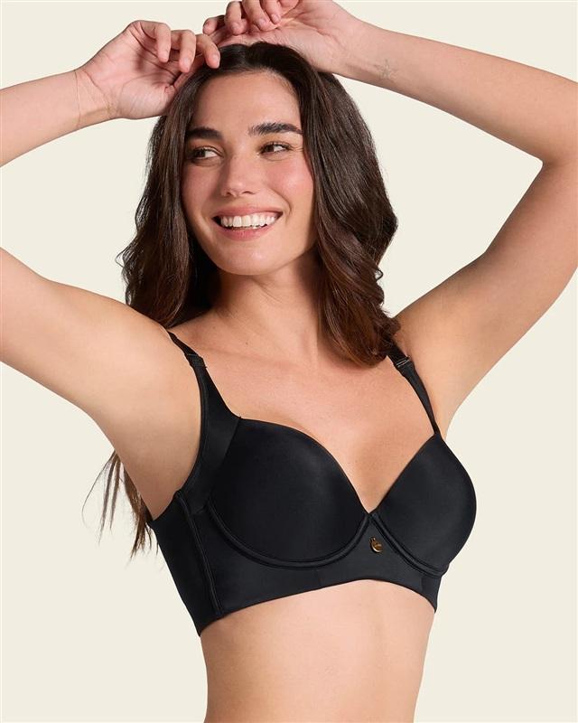 NWT Leonisa 38C High Profile T Shirt Back Smooth Bra Soft Full Cover Cups 133769