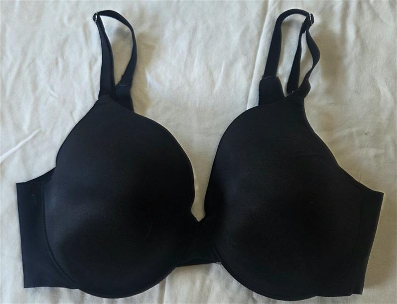 NWOT Soma 38C Vanishing Back Full Coverage Underwire Bra Black 133776