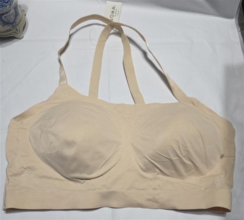 NWTD Soma XL Enbliss Luxe Adjustable Bralette Beige Wirefree 133778