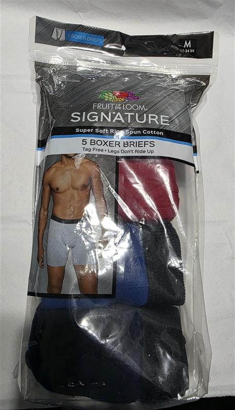 NWTD Fruit of the Loom M 4pr Boxer Briefs Underwear Breathable 133781