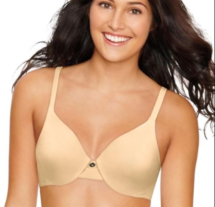 NWT Hanes 36C Ultimate Soft Convertible T-Shirt Bra HU02 Pink 133783