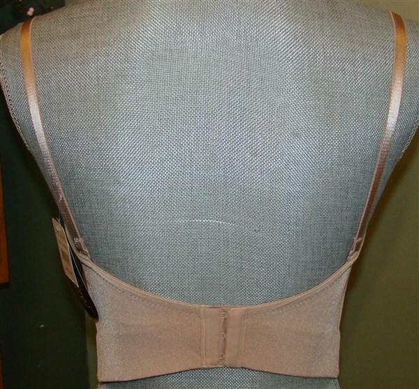 NWOTD Le Mystere 38D Bustier Soiree Short Line Bra 4556 Beige 133784
