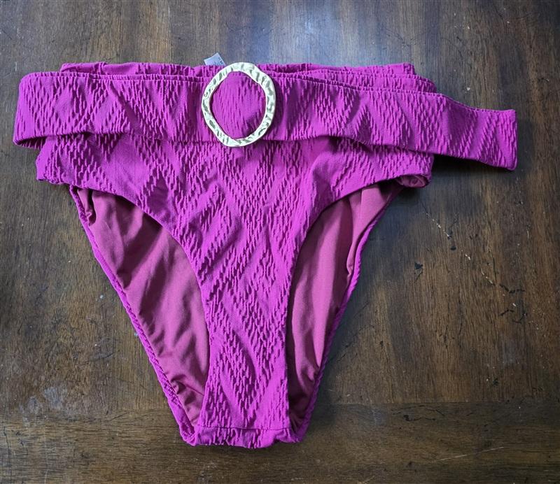 NWOTD Cosita XL Linda Bikini Bottom Belted Hot Pink 133785