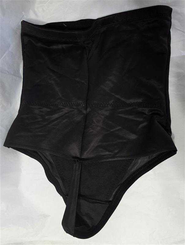 NWT Miraclesuit S Black Hi Waist Thong Underwear 2778 Black 133786