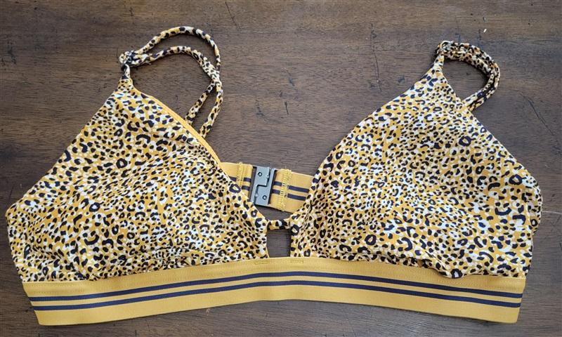 NWOT Seafolly 6 USA Triangle Bikini Top Spirit Animal 133794
