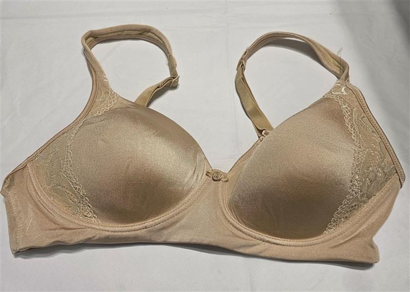 NWOTD Bali 34B One Smooth U Lace Wireless Bra 6546 Beige 133803