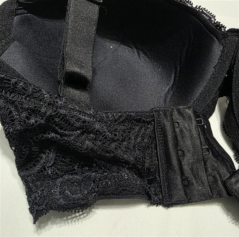 NWT Paramour Felina 32DDD Vivien Plunge Contour Underwire Bra 135008 Blk 133806