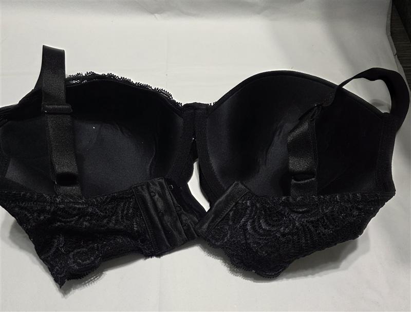 NWT Paramour Felina 32DDD Vivien Plunge Contour Underwire Bra 135008 Blk 133806