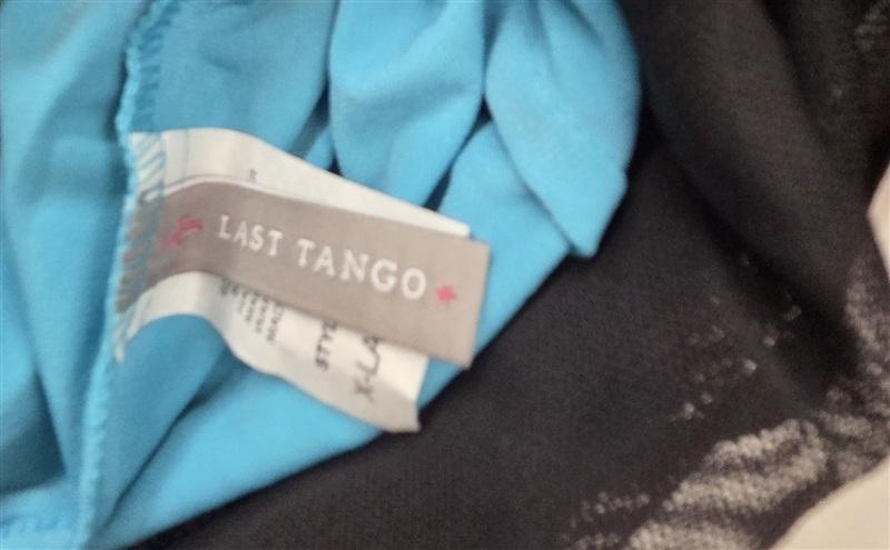 NWOT Anthropologie Last Tango XL Mesh Sheer Top Jumpsuit Turquoise 133815