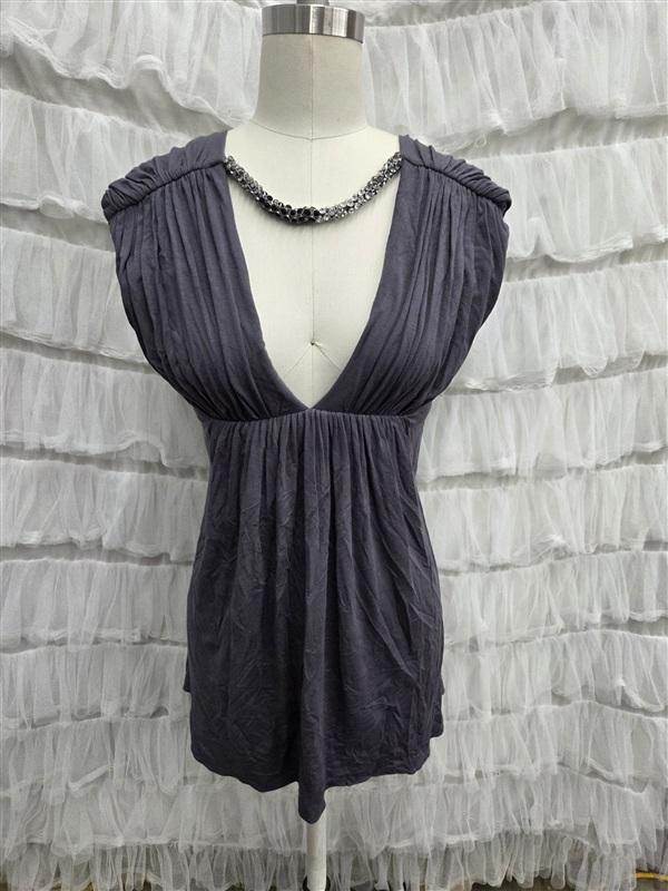 NWT Sky S DEEP V Rhinestone Necklace Short Dress or Top 133816