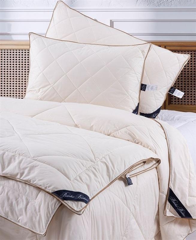 NWT Brook Brothers 100% Wool Filled Pillow Standard/Queen Ivory 133832