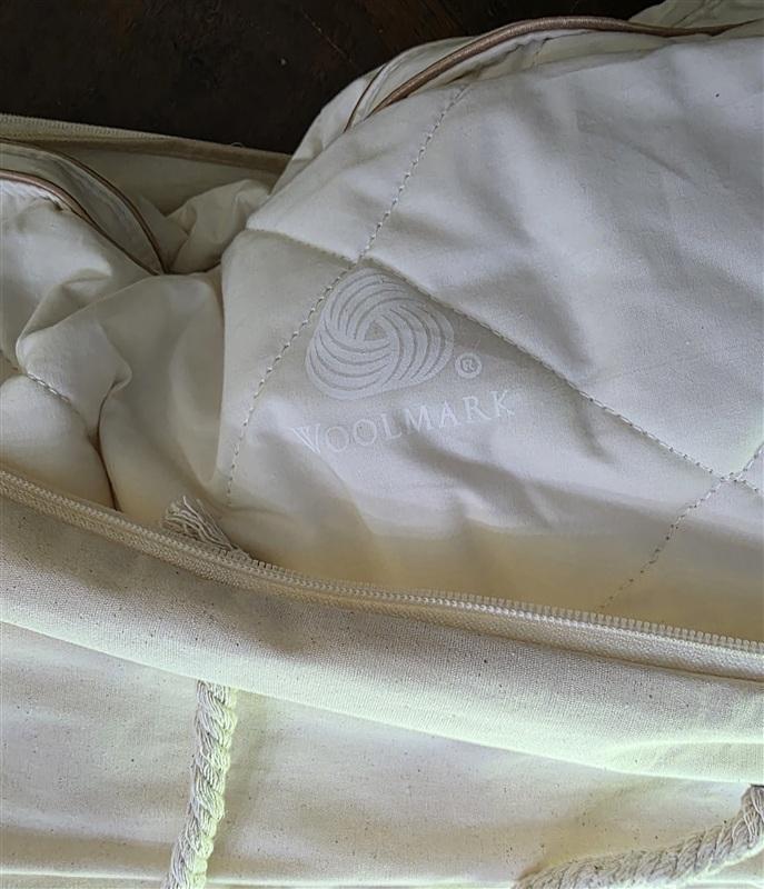 NWT Brook Brothers 100% Wool Filled Pillow Standard/Queen Ivory 133832